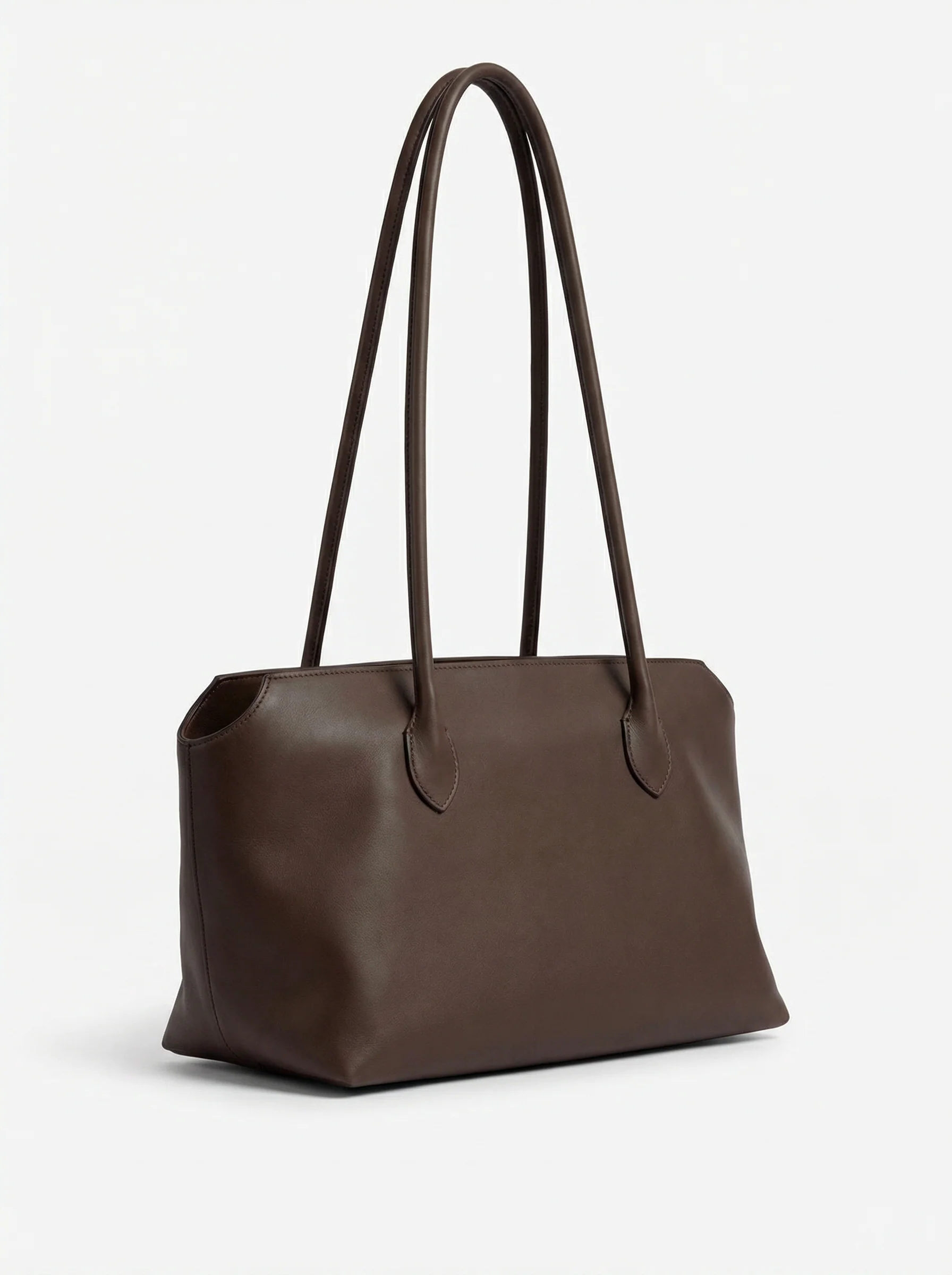Leather Shoulder Tote