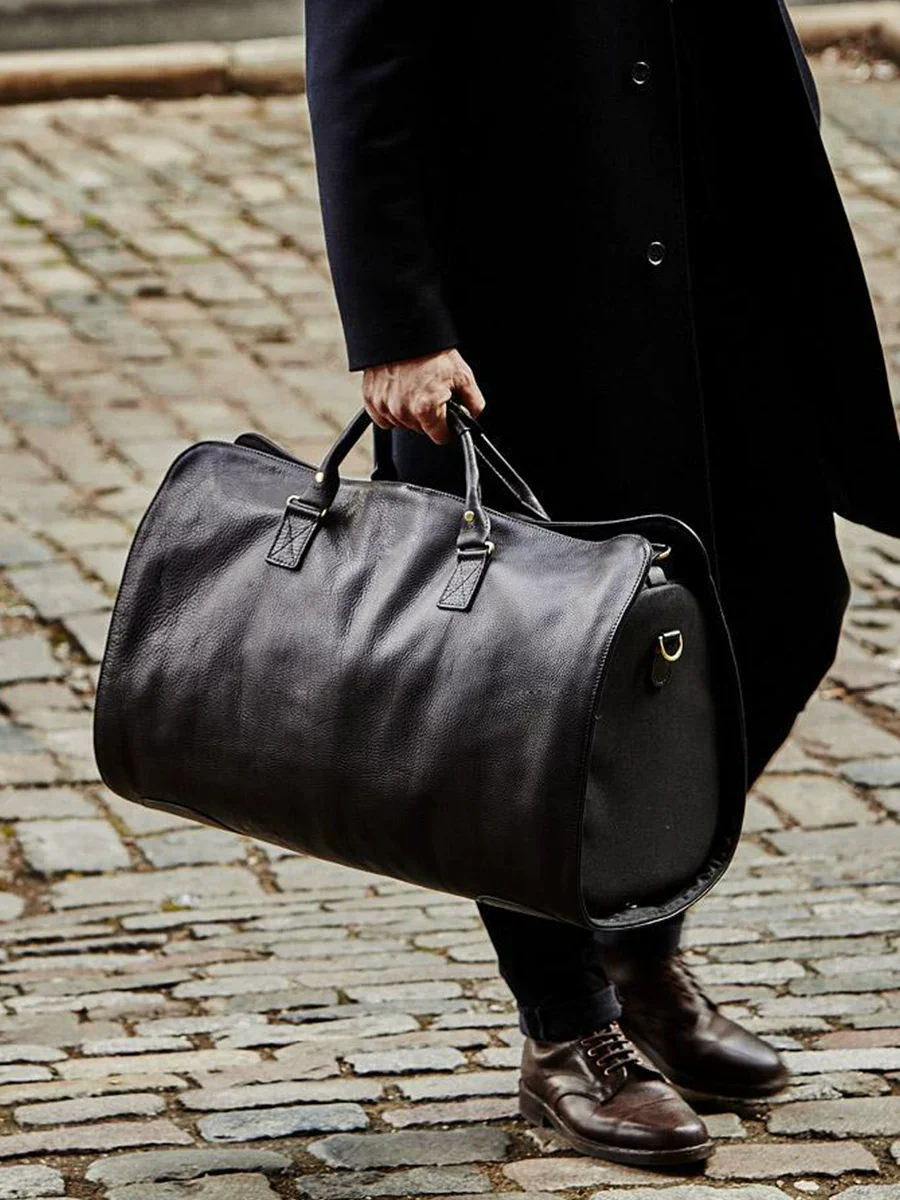 Leather Suit Carrier Duffel - Image 3