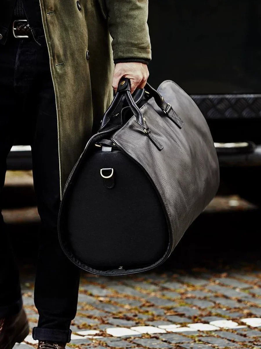 Leather Suit Carrier Duffel - Image 4