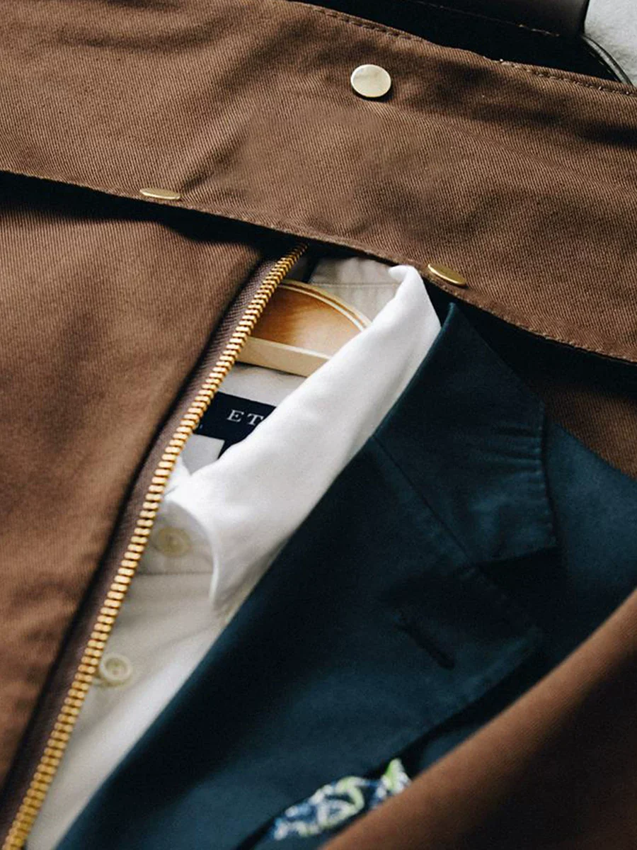 Leather Suit Carrier Duffel - Image 5