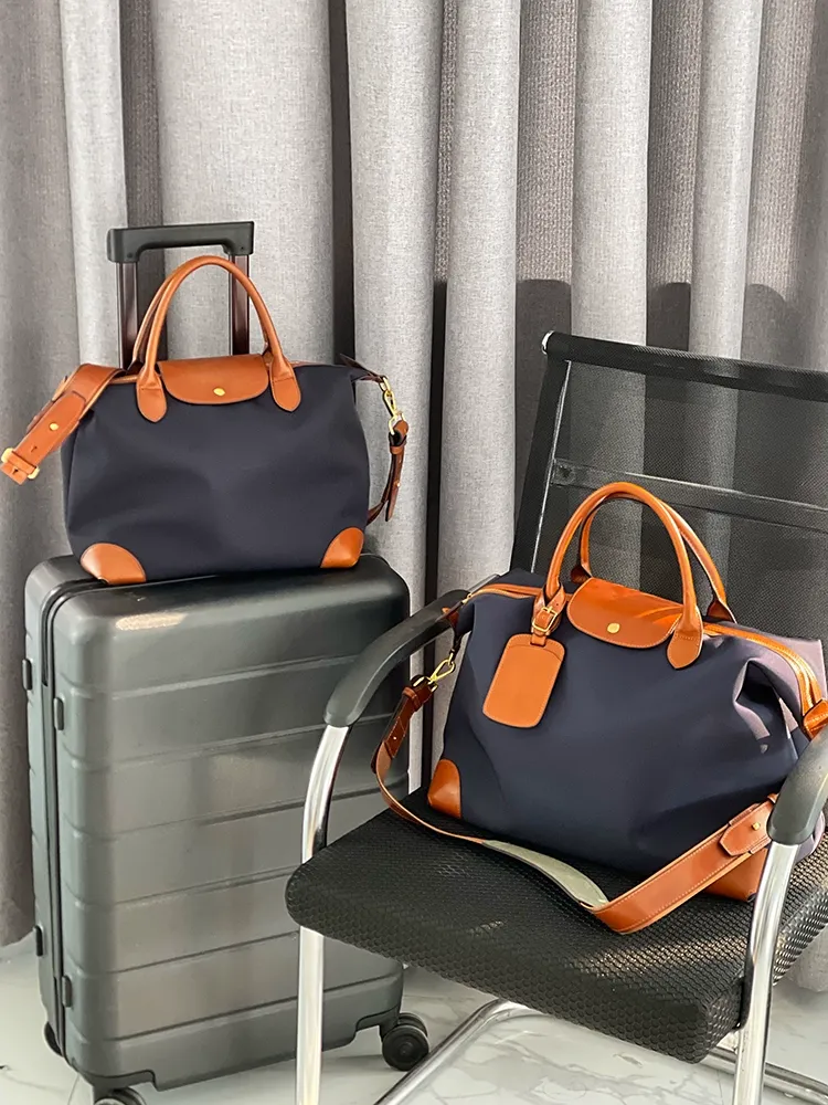 Leather-Trim Weekender Bag - Image 12