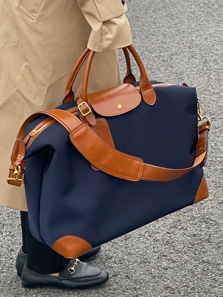 Leather-Trim Weekender Bag - Image 13