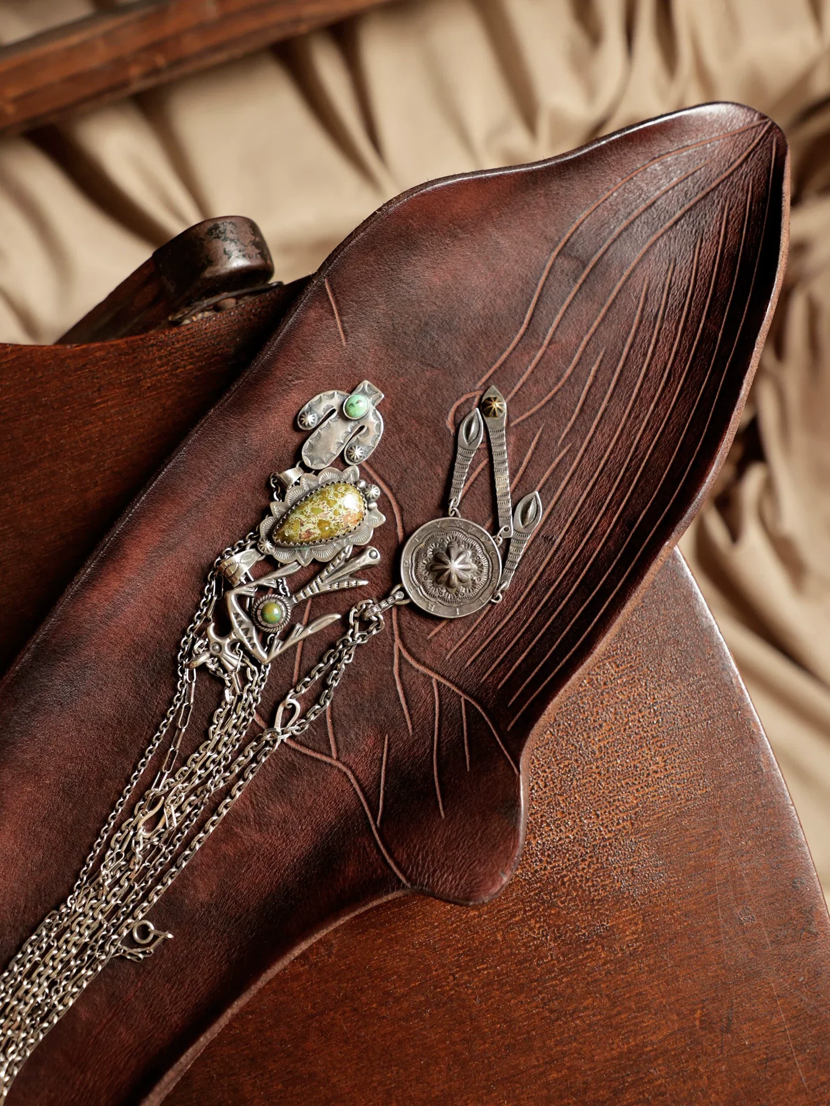 Leather Whale Valet Tray - Image 2