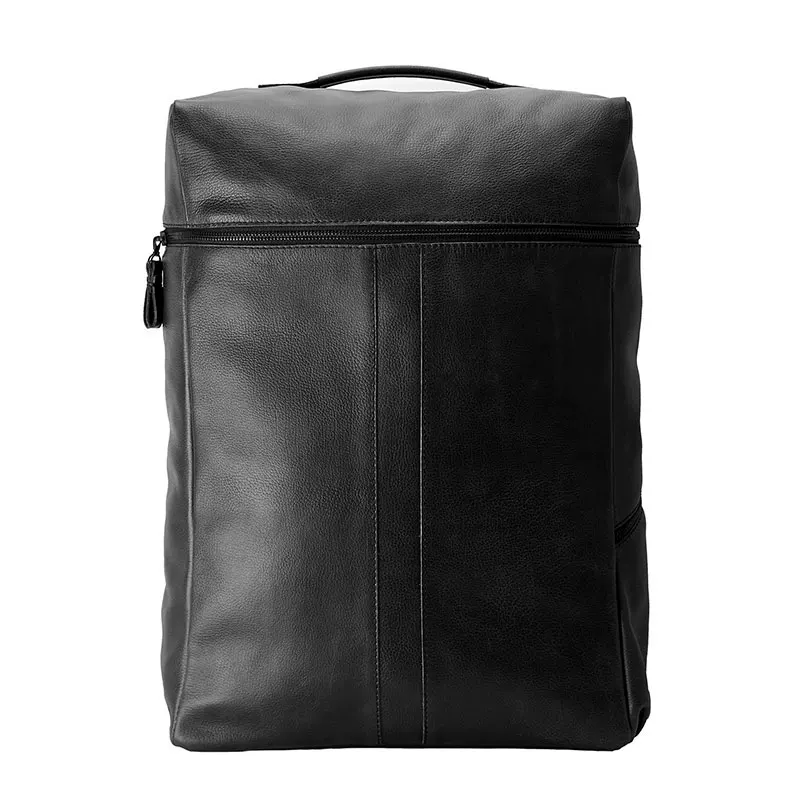 Leather Zip Backpack - Image 7