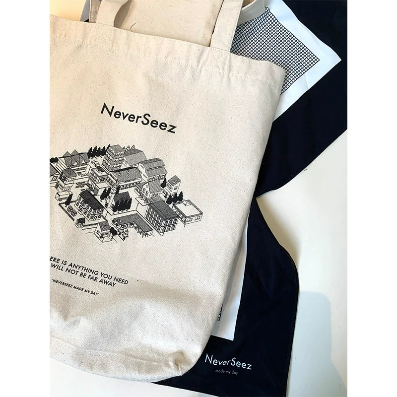 Lemon Town Canvas Tote - Image 2