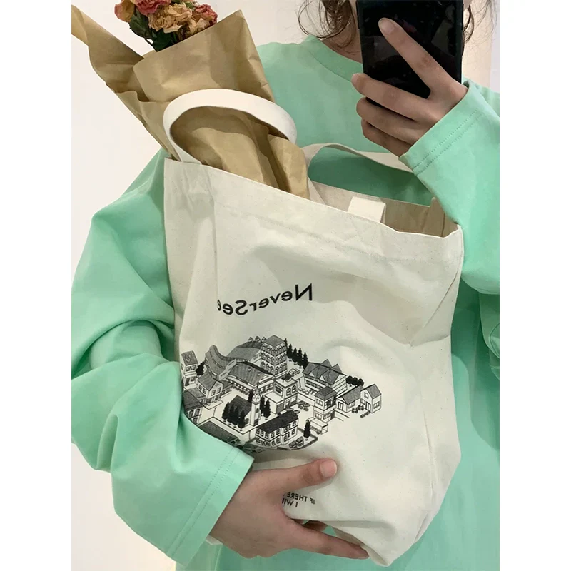 Lemon Town Canvas Tote - Image 3