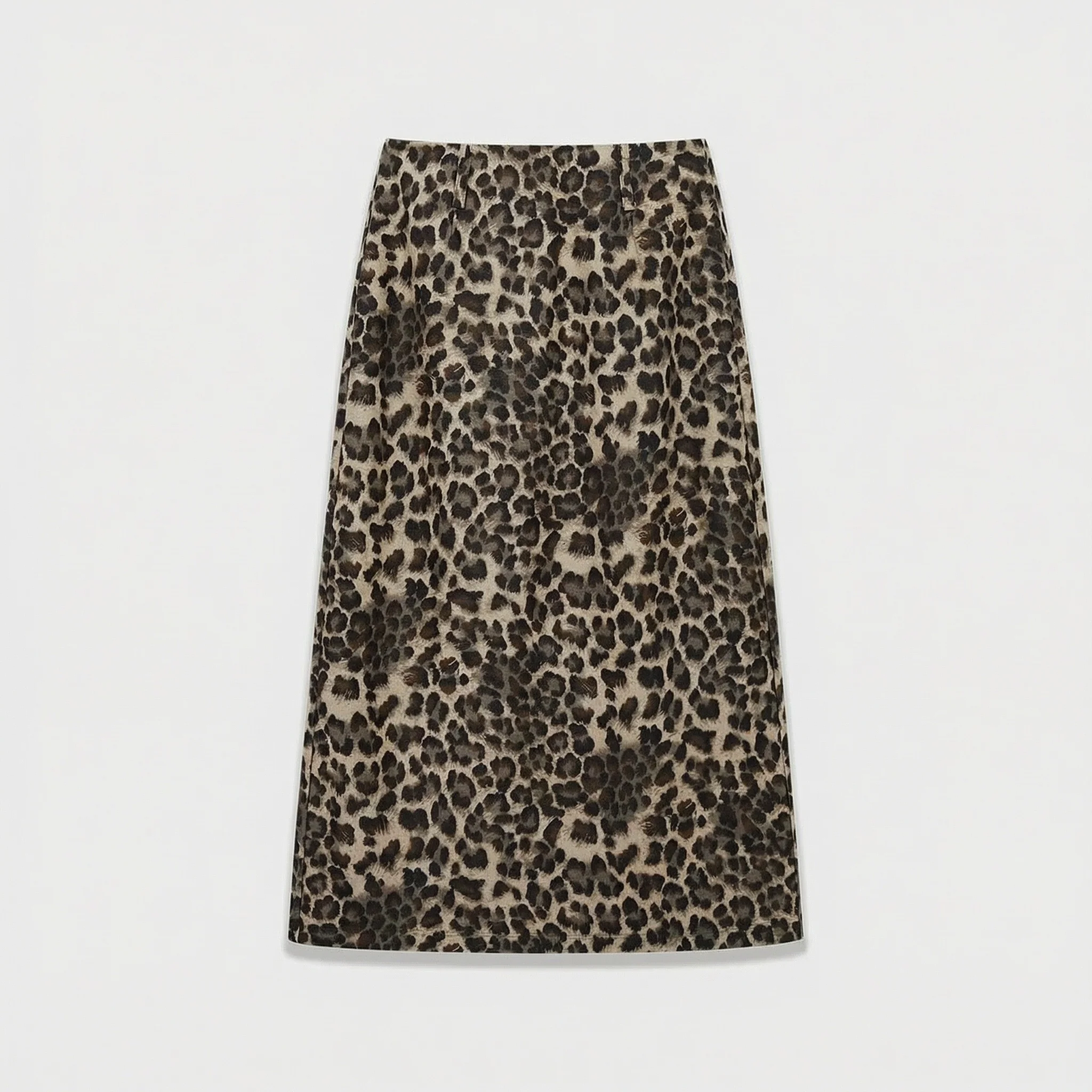 Leopard Print Maxi Skirt