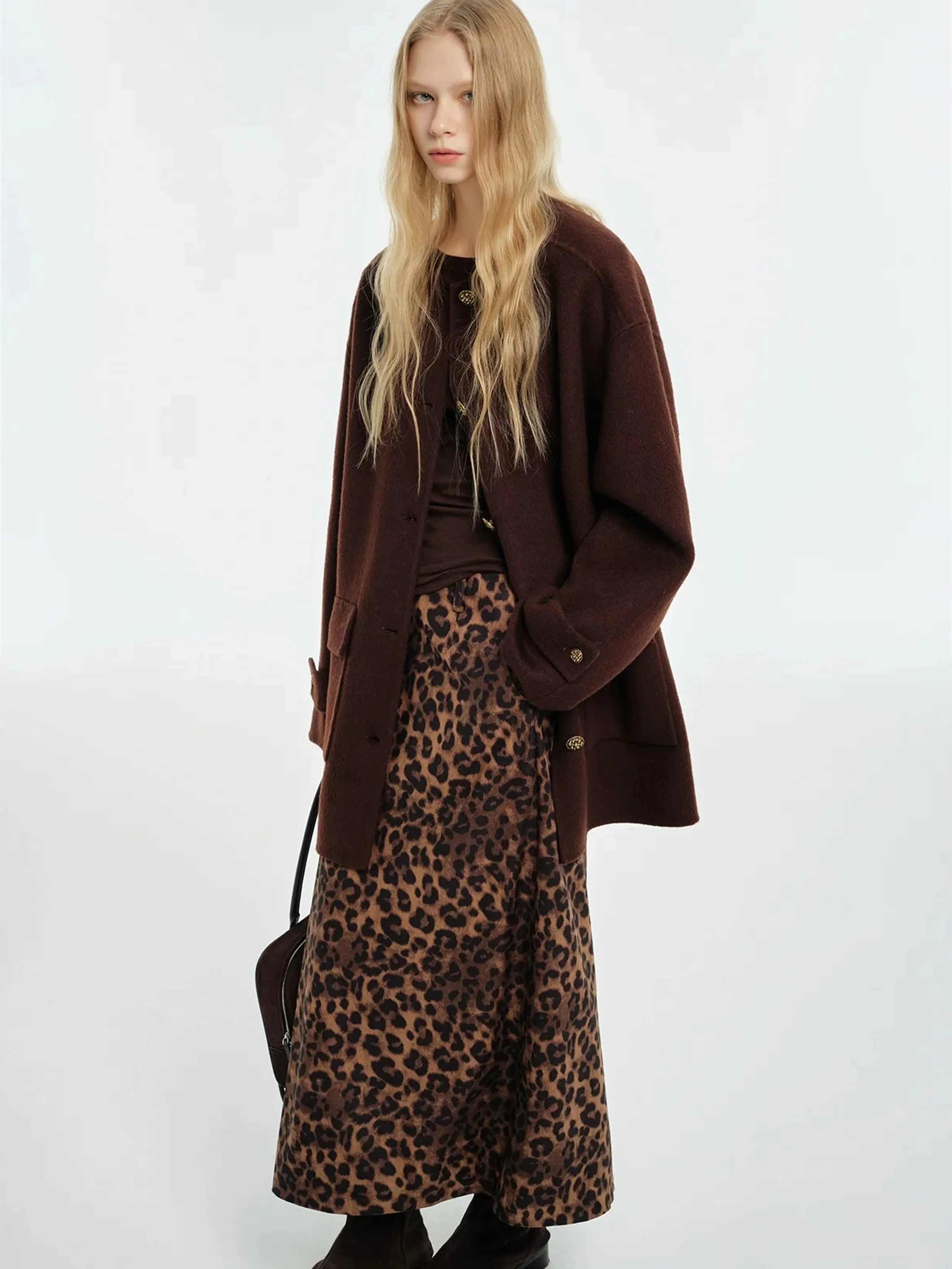 Leopard Print Maxi Skirt - Image 3