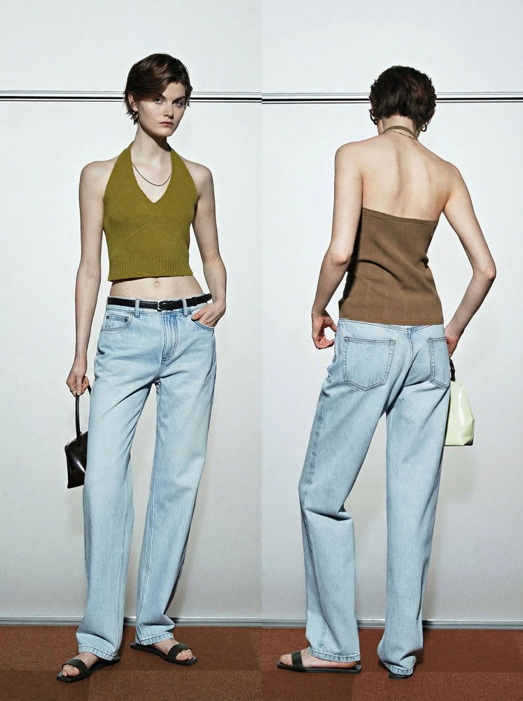 Light Blue Straight Jeans - Image 5