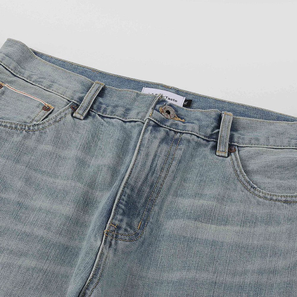 Light Blue Wide-Leg Jeans - Image 3