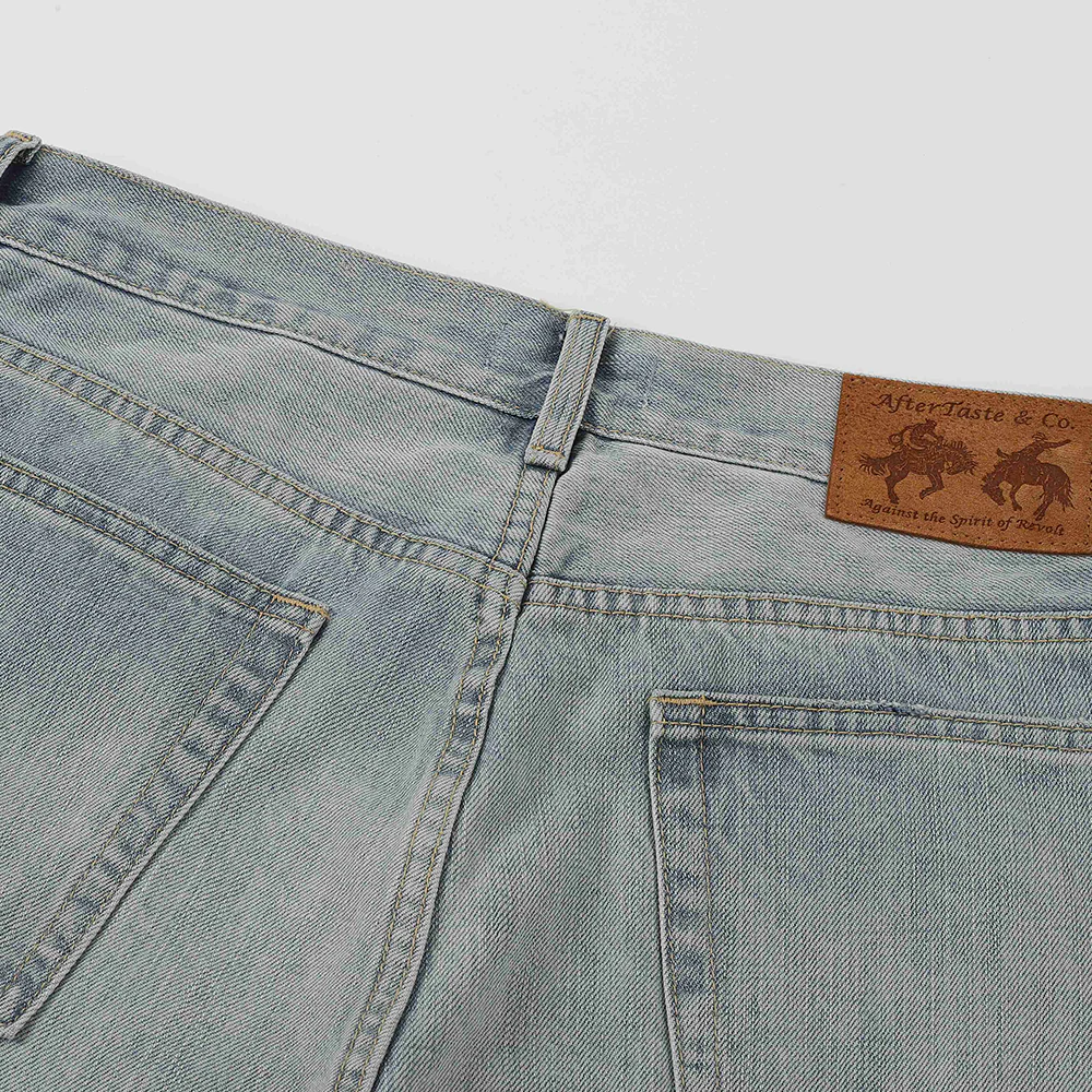 Light Blue Wide-Leg Jeans - Image 4