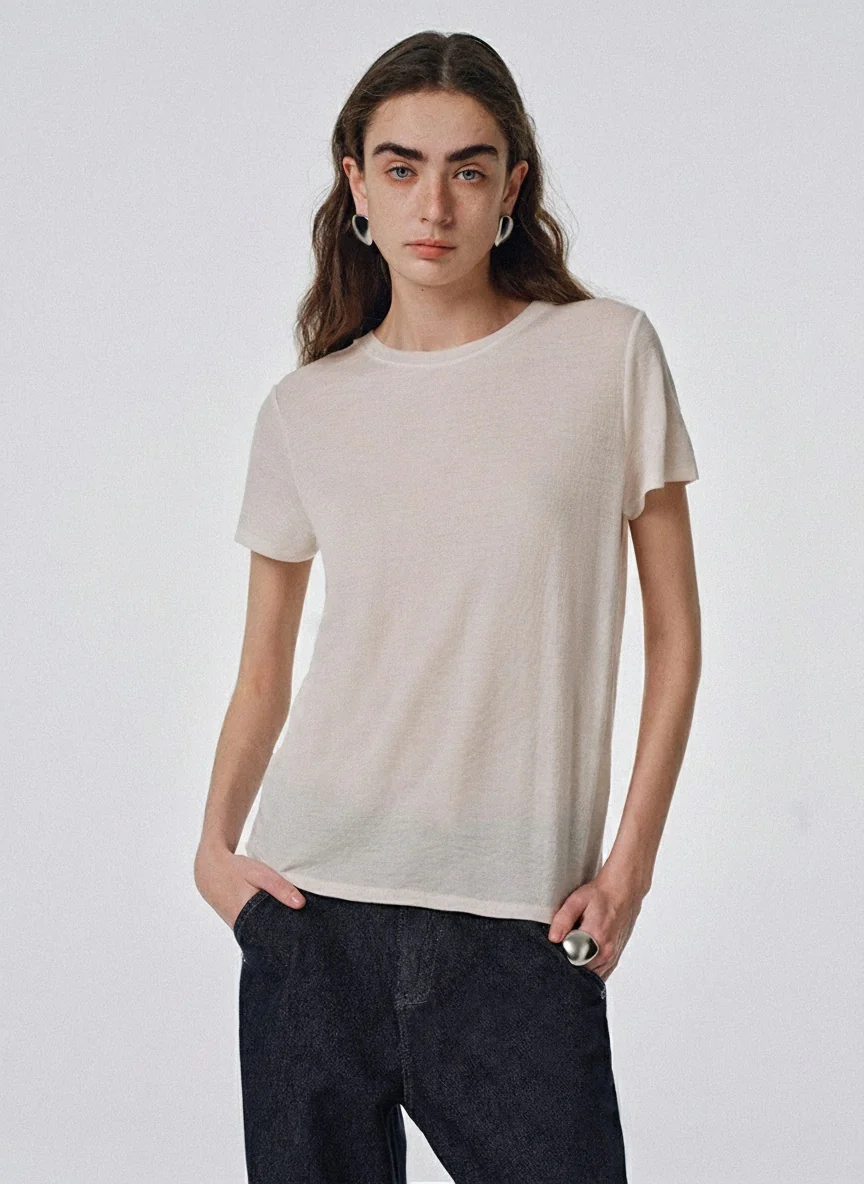 Light Merino Slim Tee - Image 3