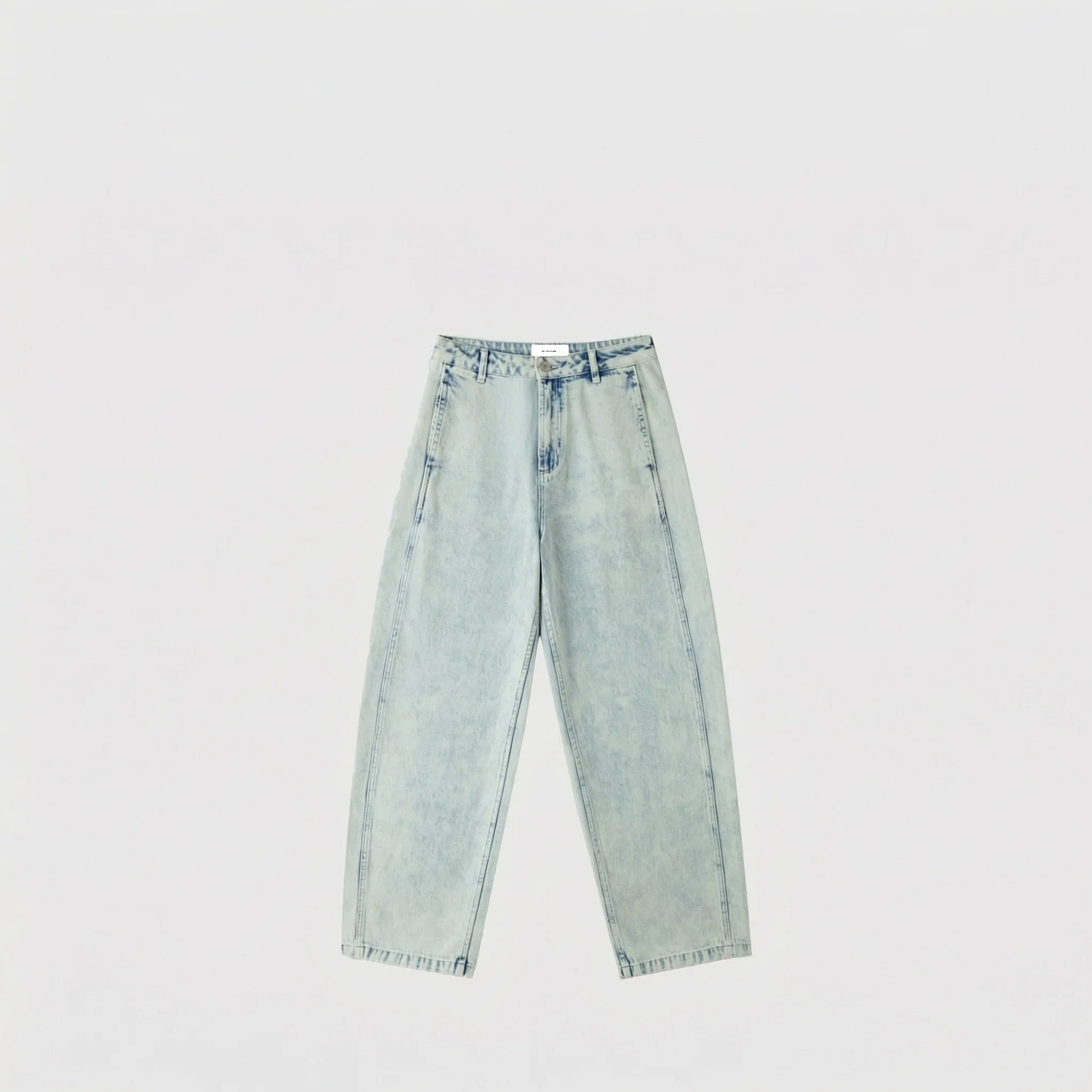 Light Wash Wide Jeans - Image 6