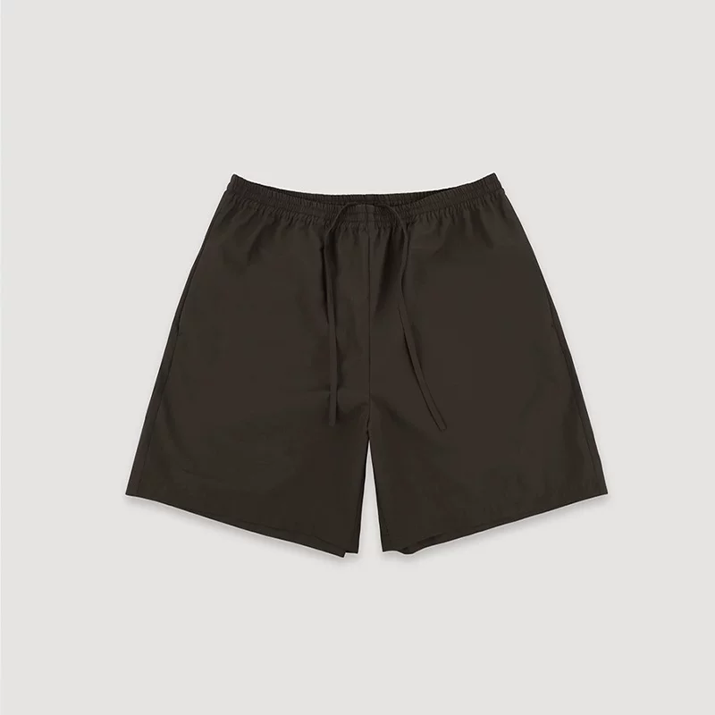 Lightweight Cotton-Blend Drawstring Shorts - Image 5