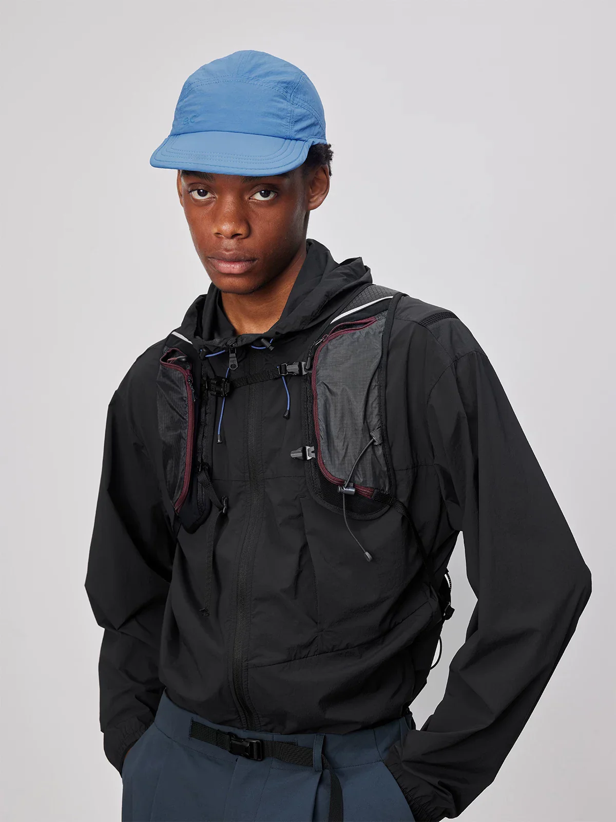 Lightweight Nylon 5-Panel Cap