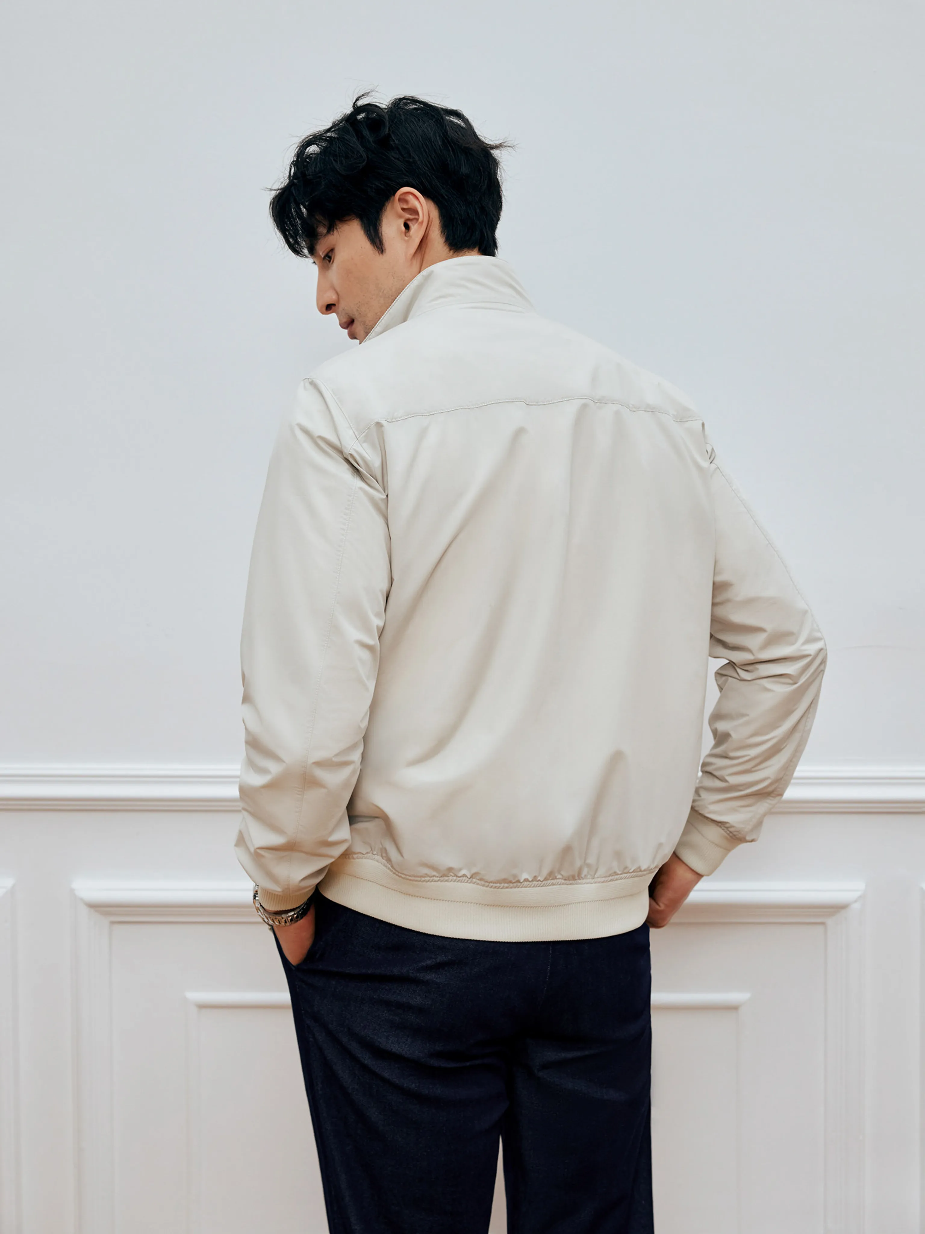 Lightweight Stand-Collar Zip Jacket - Image 3