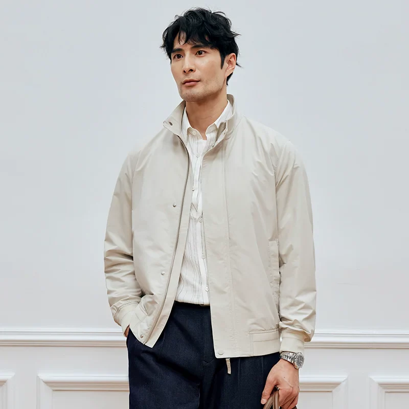Lightweight Stand-Collar Zip Jacket - Image 5