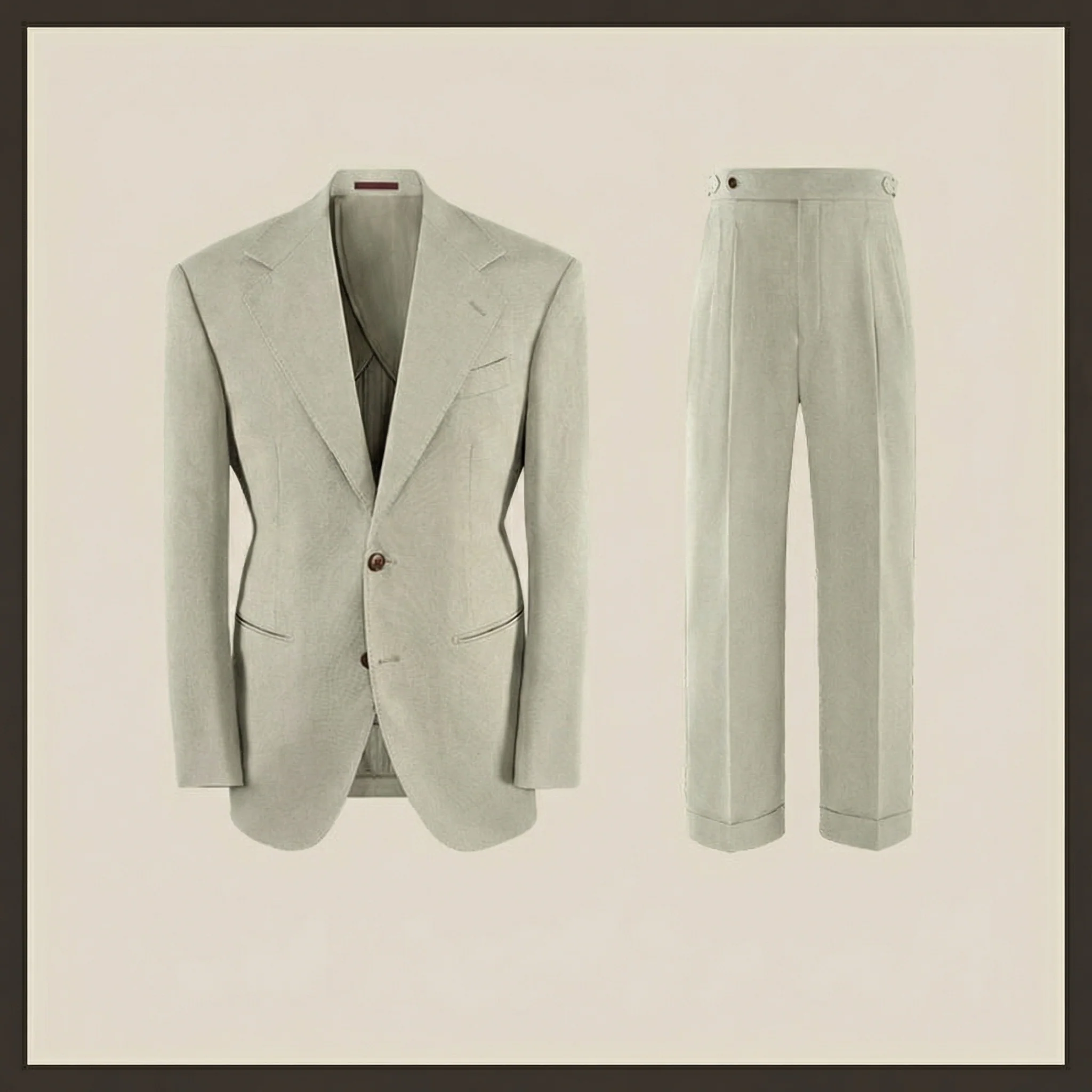 Linen-Blend Breathable Suit - Image 7
