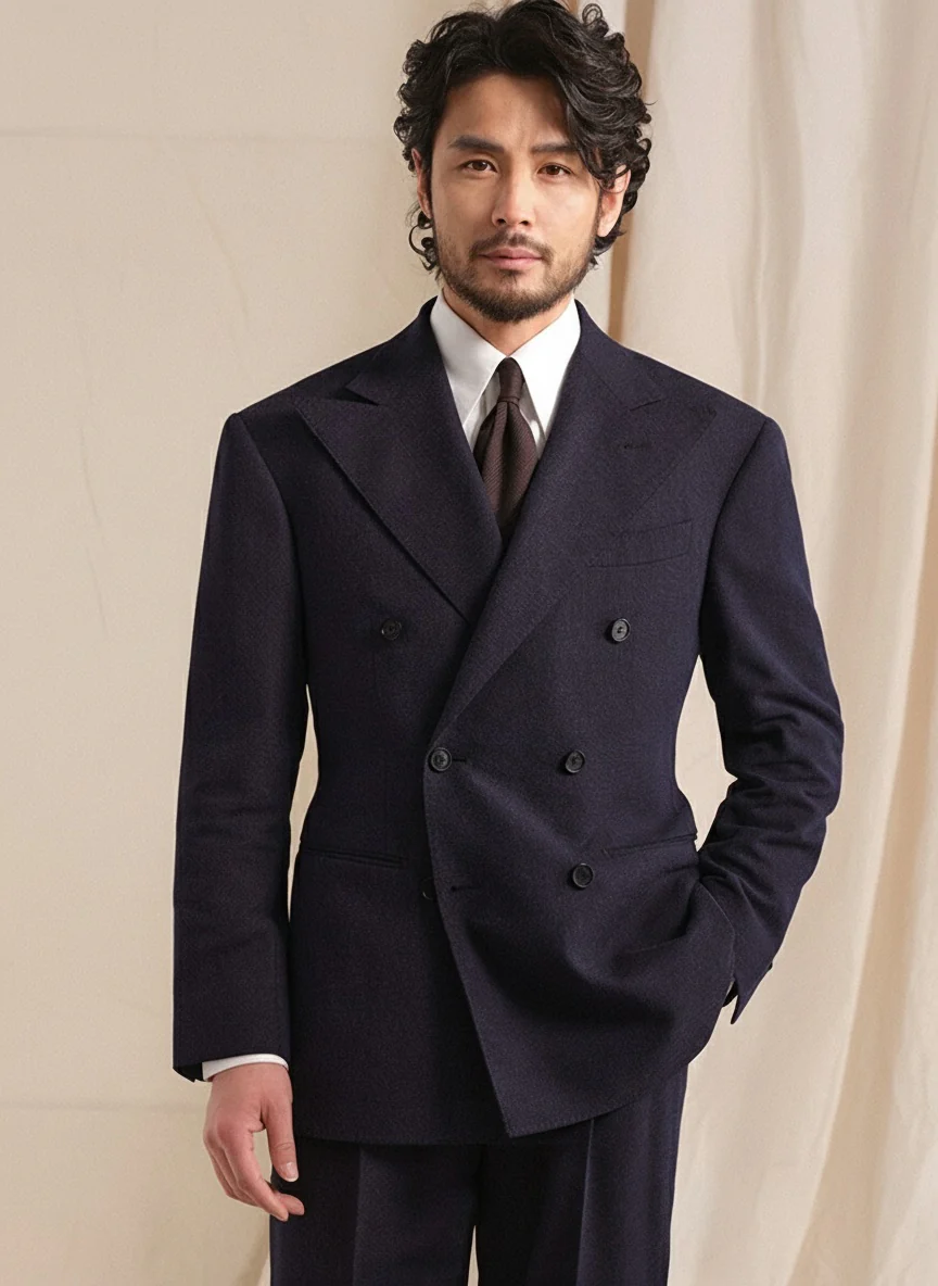 Linen-Blend Double-Breasted Suit - Image 10