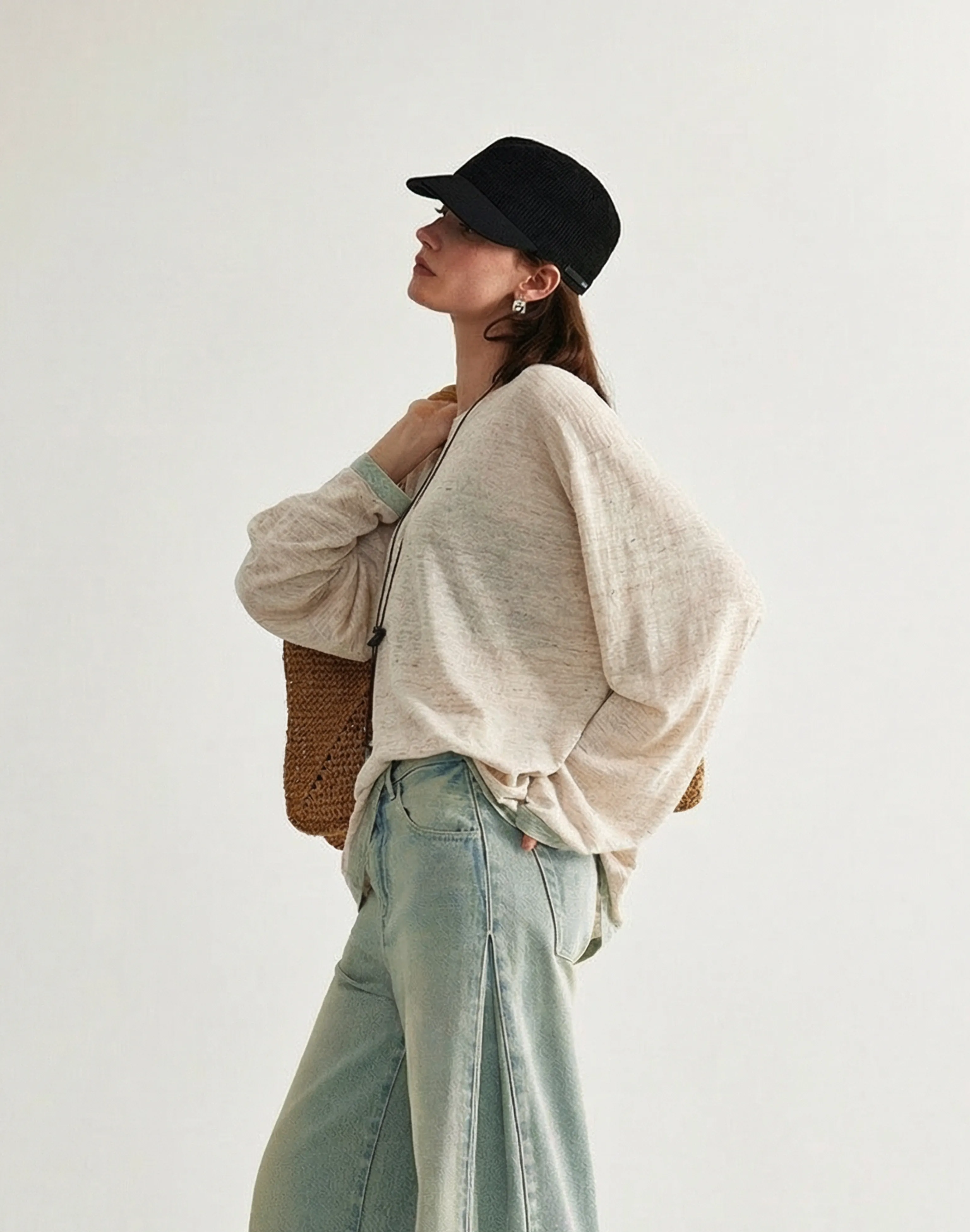 Linen Blend Pullover - Image 2