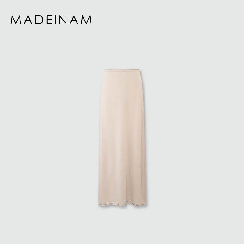 Linen-Blend Scoop Neck Top & Skirt - Image 6