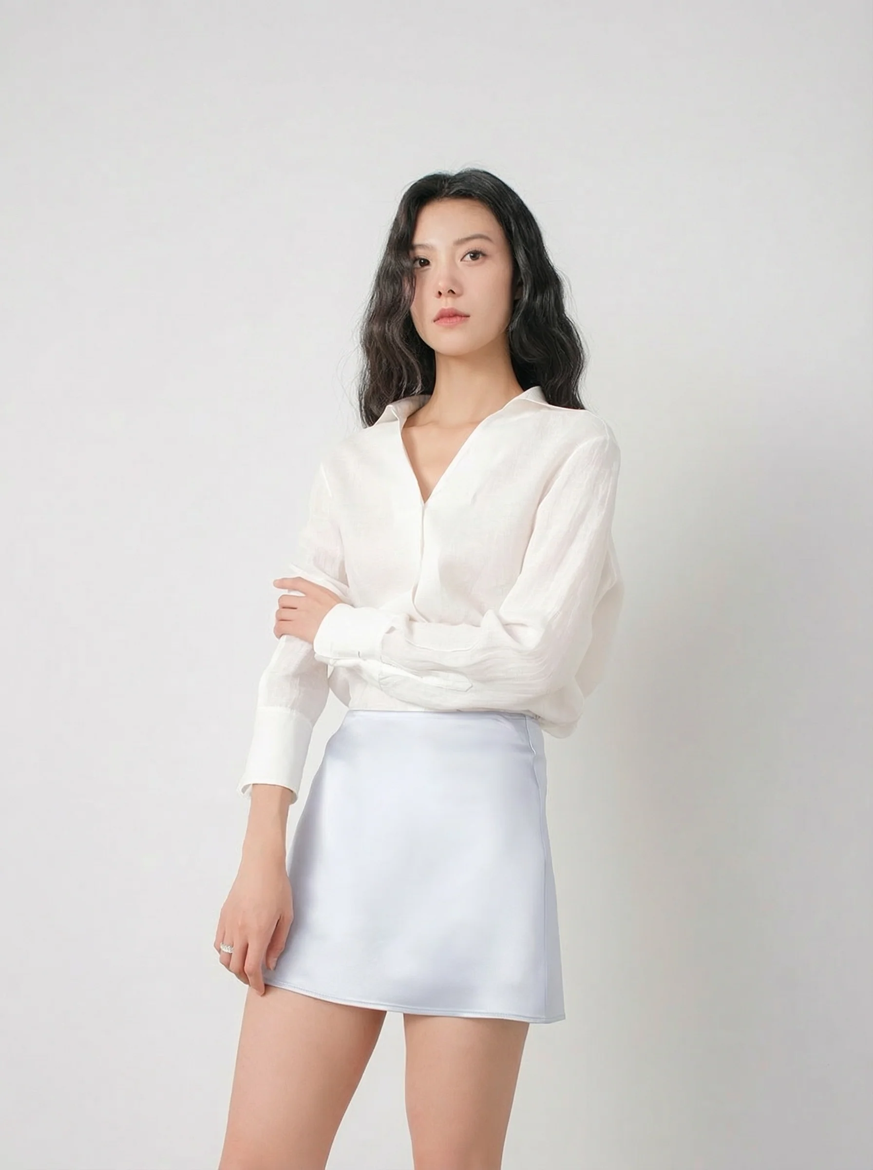 Linen Button-Up Shirt - Image 3