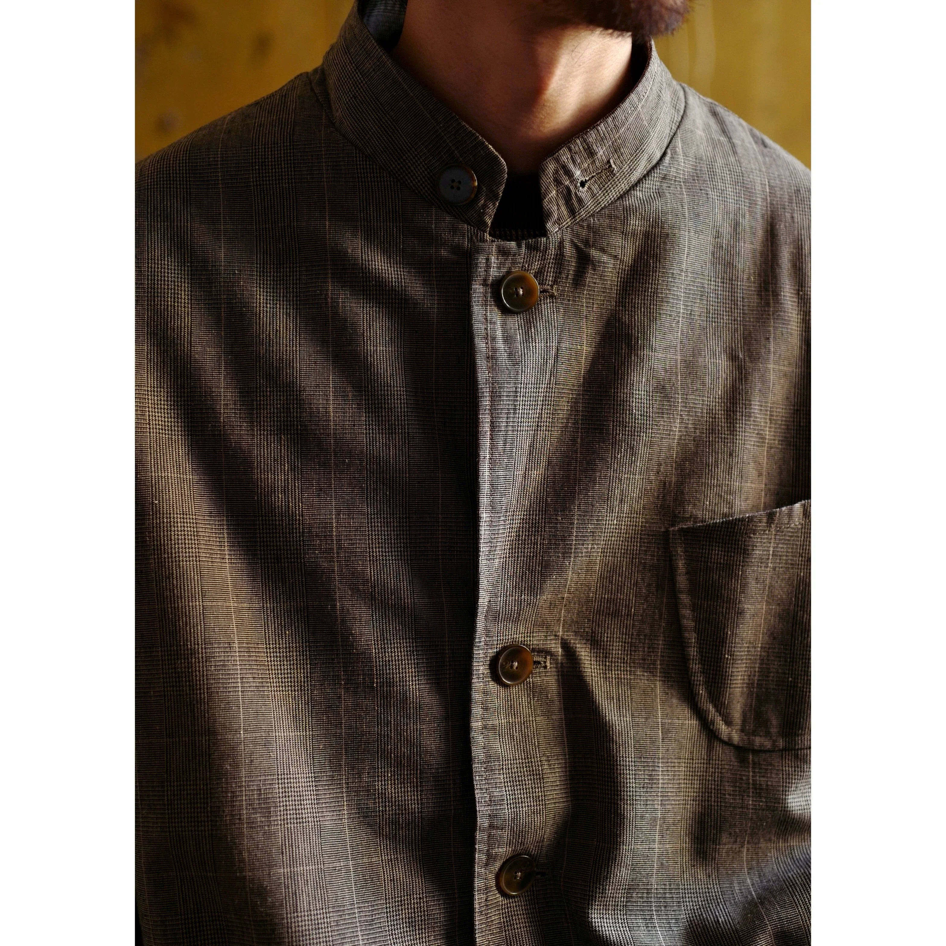 Linen Glen Check Blazer - Image 2