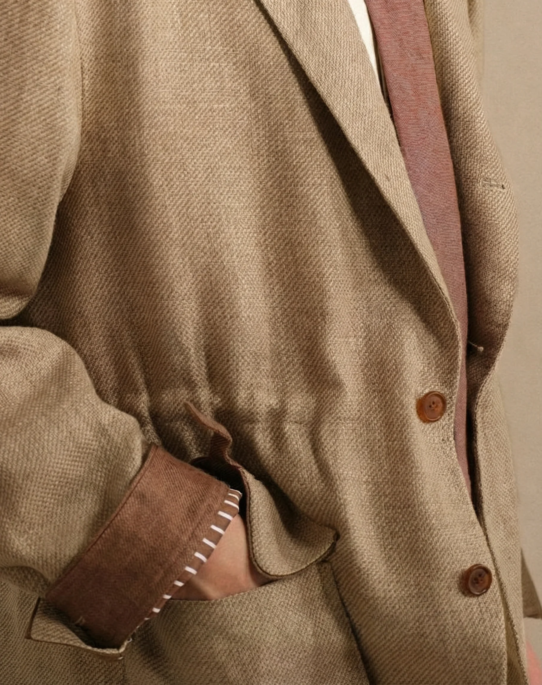 Linen Safari Jacket - Image 3
