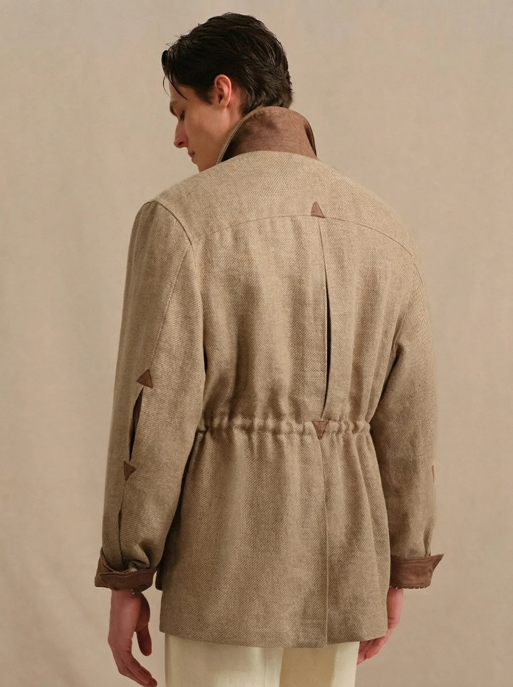 Linen Safari Jacket - Image 5