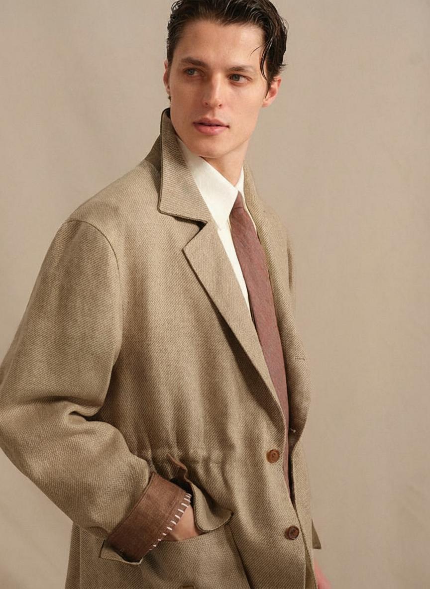 Linen Safari Jacket - Image 6