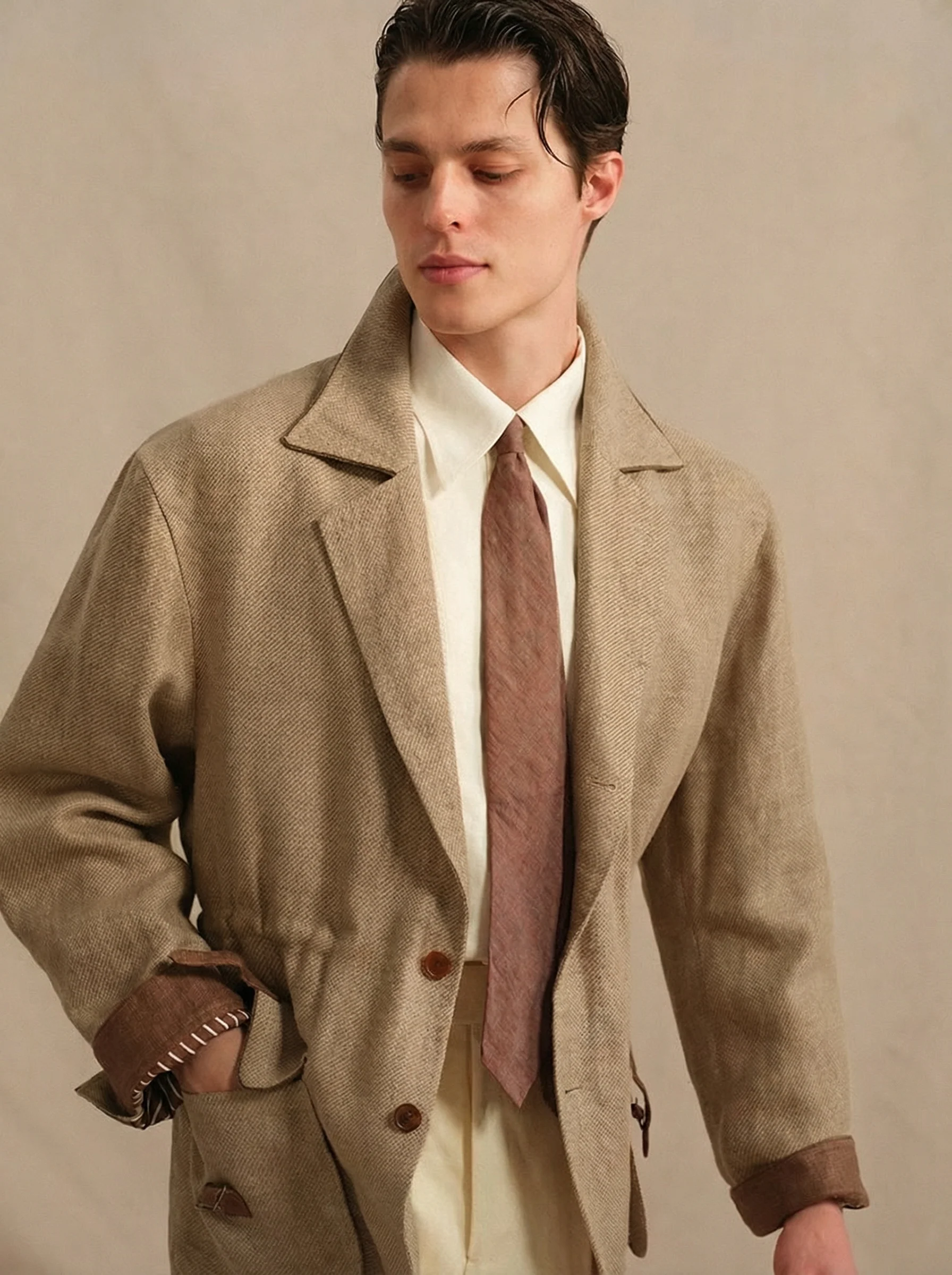 Linen Safari Jacket - Image 7