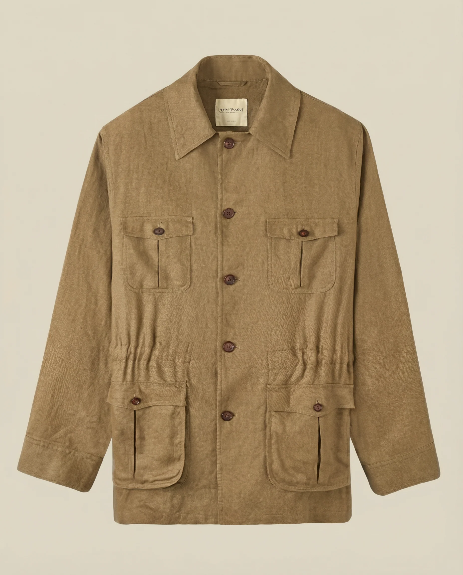 Linen Safari Jacket - Image 5
