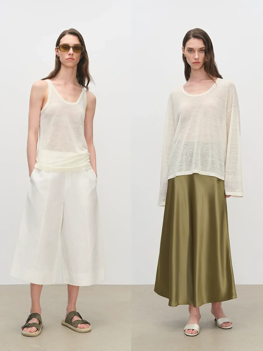 Linen Sheer Layered Duo - Image 3