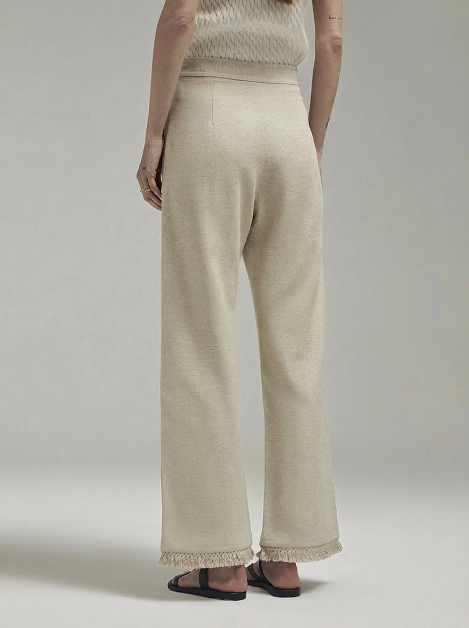 Linen Vest & Wide-Leg Trousers - Image 3