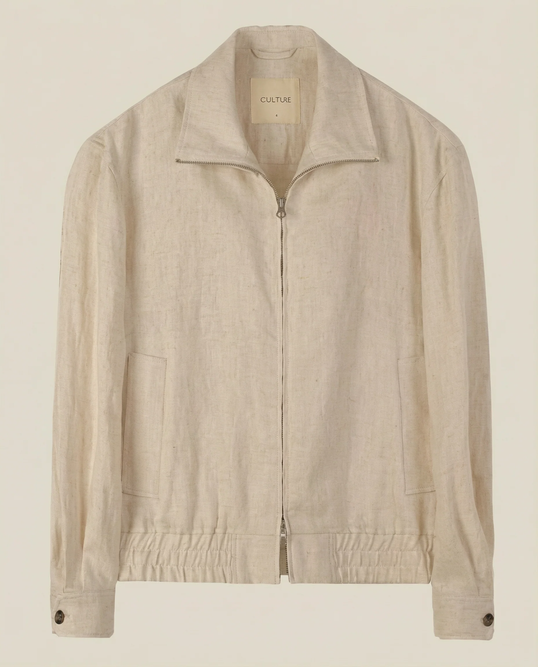 Linen Zip Bomber - Image 8