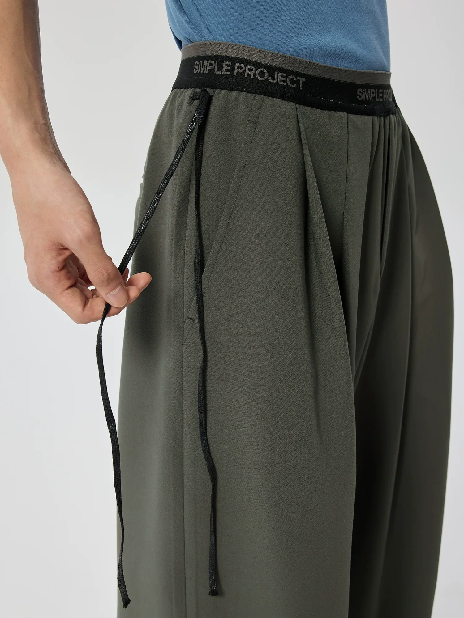 Logo Band Wide-Leg Trousers - Image 5