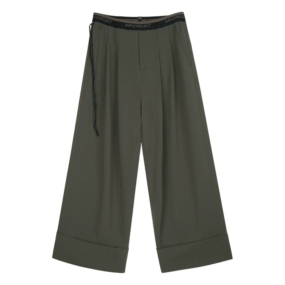 Logo Band Wide-Leg Trousers - Image 6