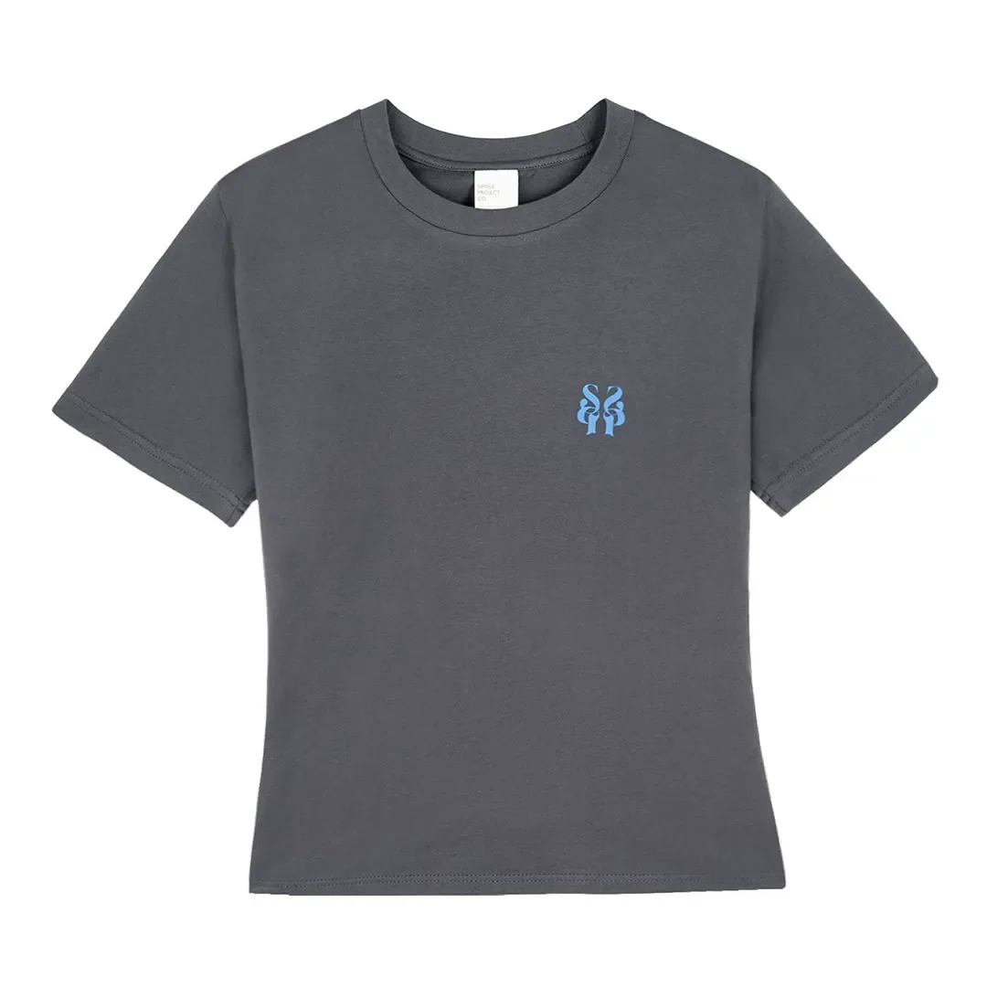 Logo Cotton Crewneck Tee - Image 6