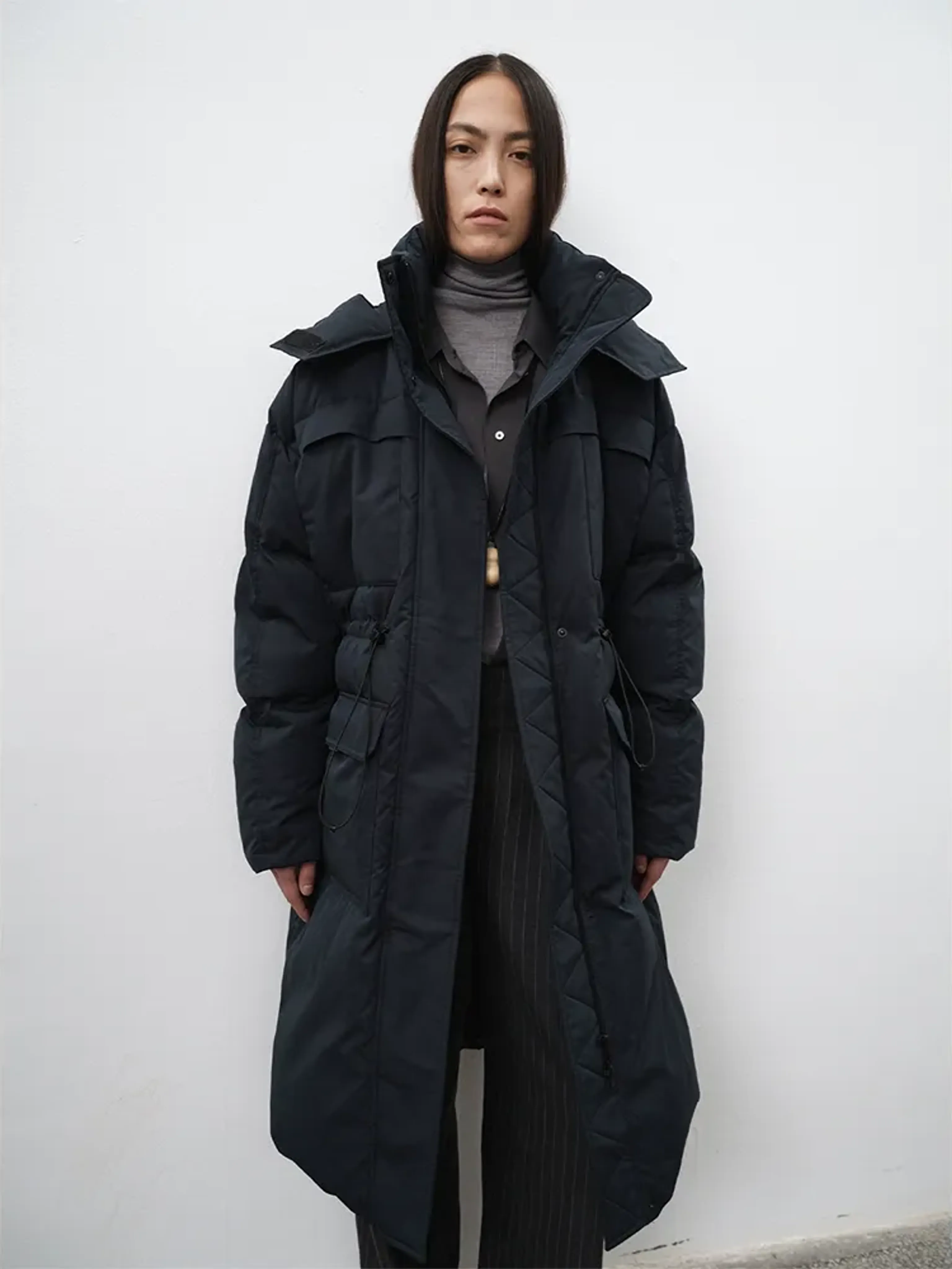 Long Hooded Down Parka - Image 5