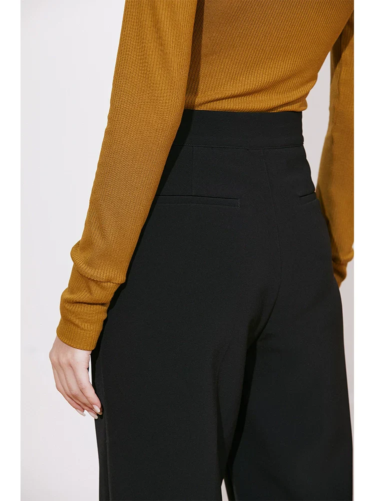 Long Leg Straight Trousers - Image 2