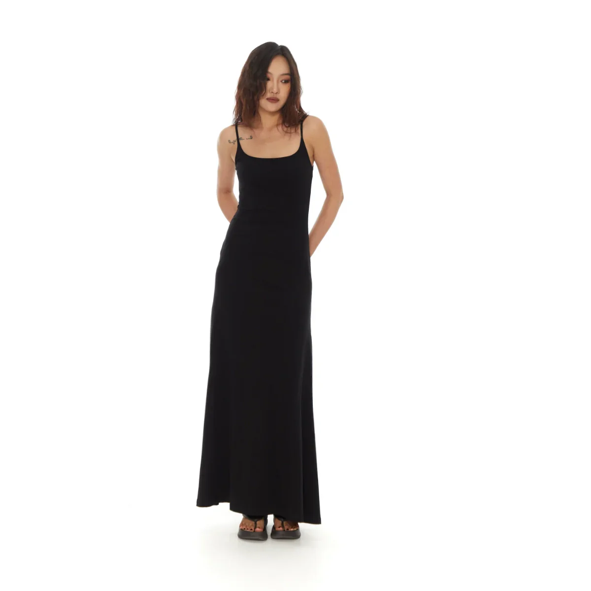 Long Sleeveless Dress - Image 2