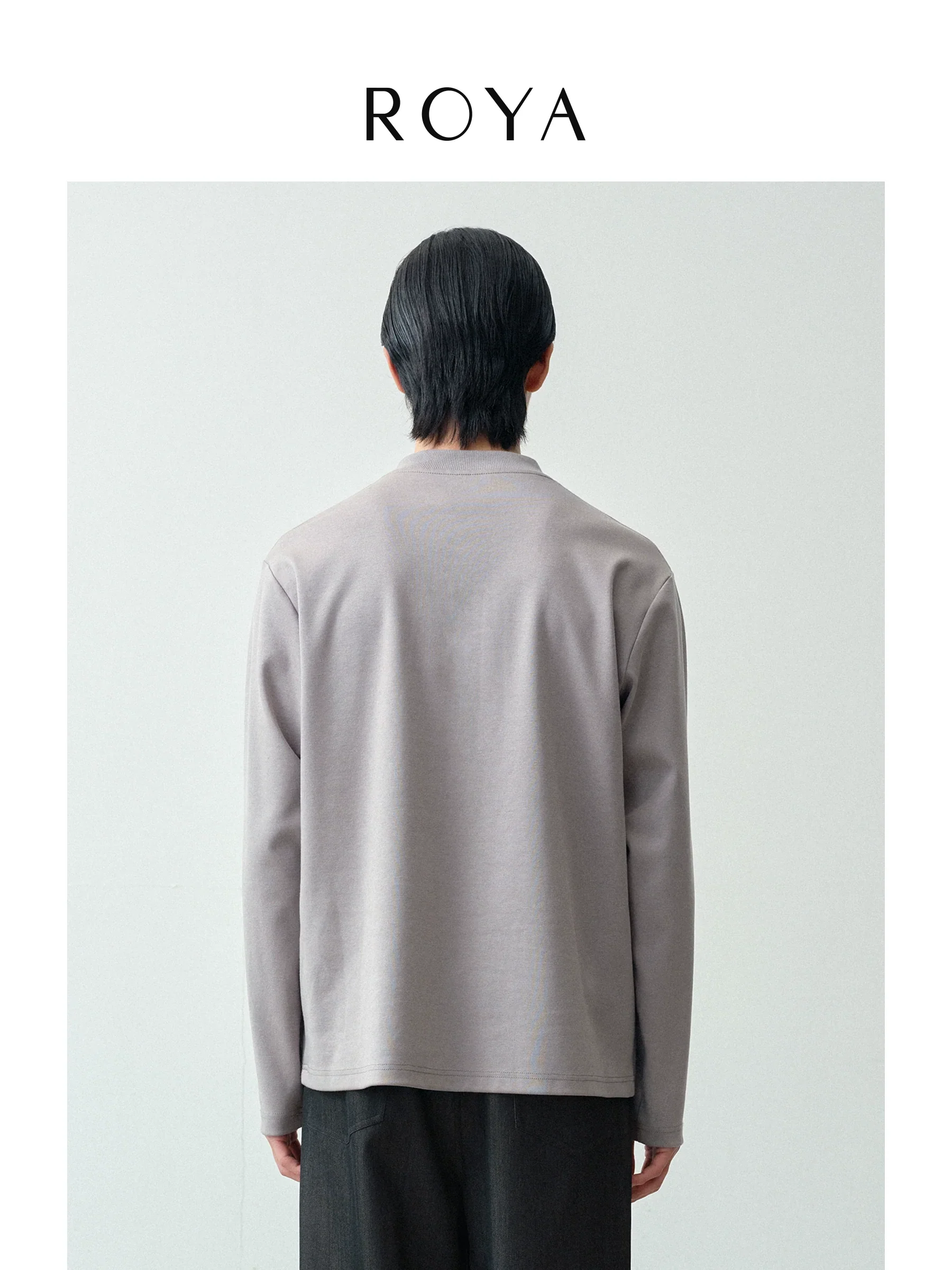 Long-Staple Cotton Henley Tee - Image 3