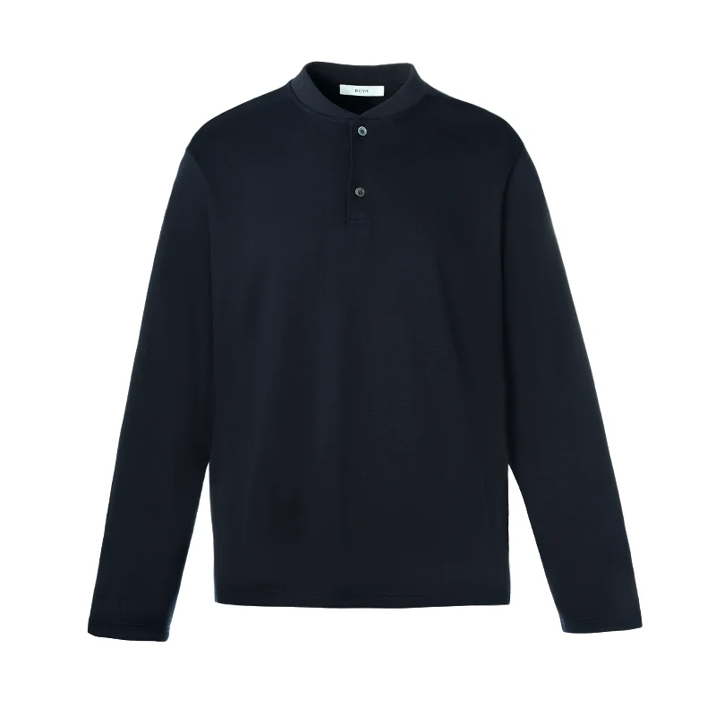 Long-Staple Cotton Henley Tee - Image 4