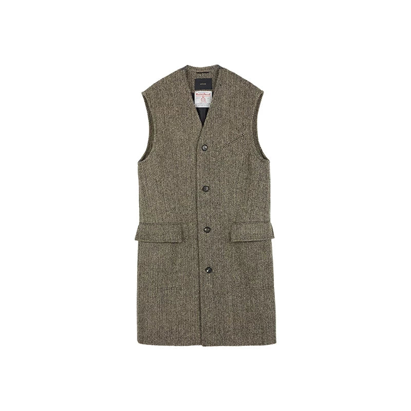 Long Tweed Vest - Image 6