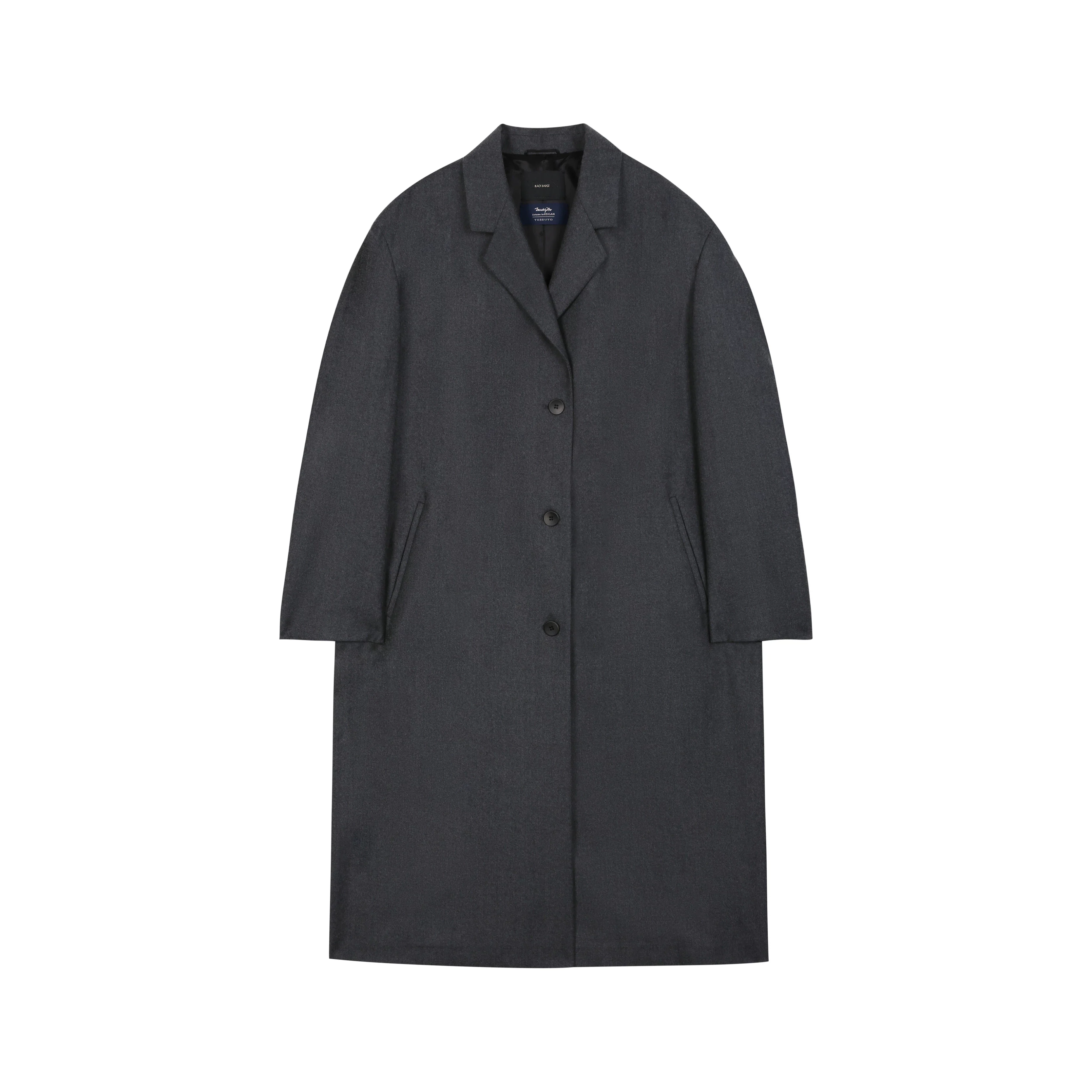 Long Wool Blazer Coat - Image 5