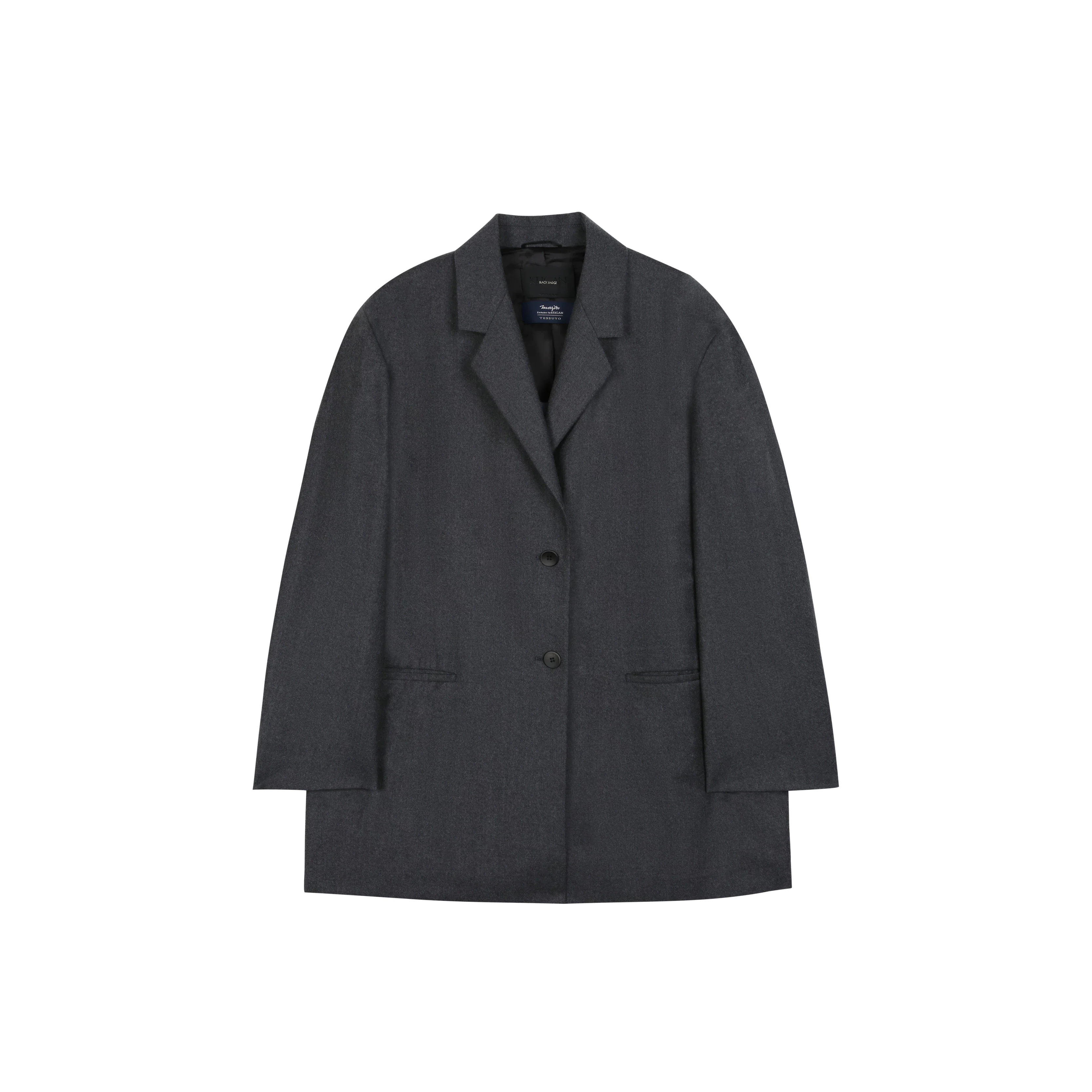 Long Wool Blazer Coat - Image 6