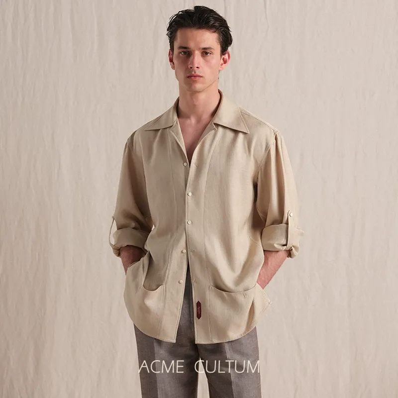 Loose Fit Cuban Collar Shirt - Image 2
