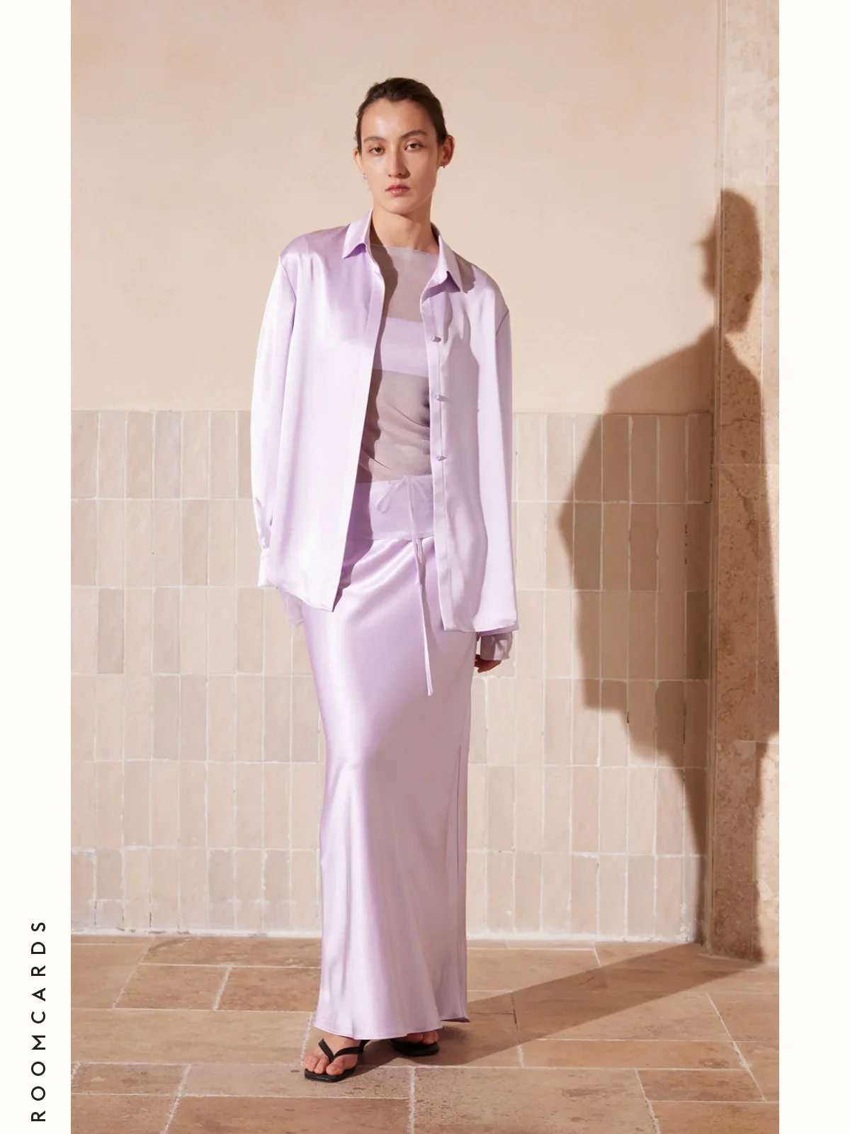 Loose Satin Acetate Shirt - Image 3