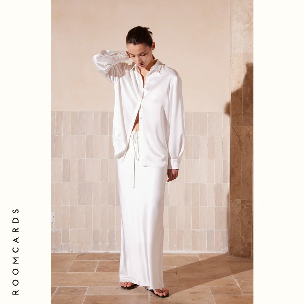 Loose Satin Acetate Shirt - Image 5