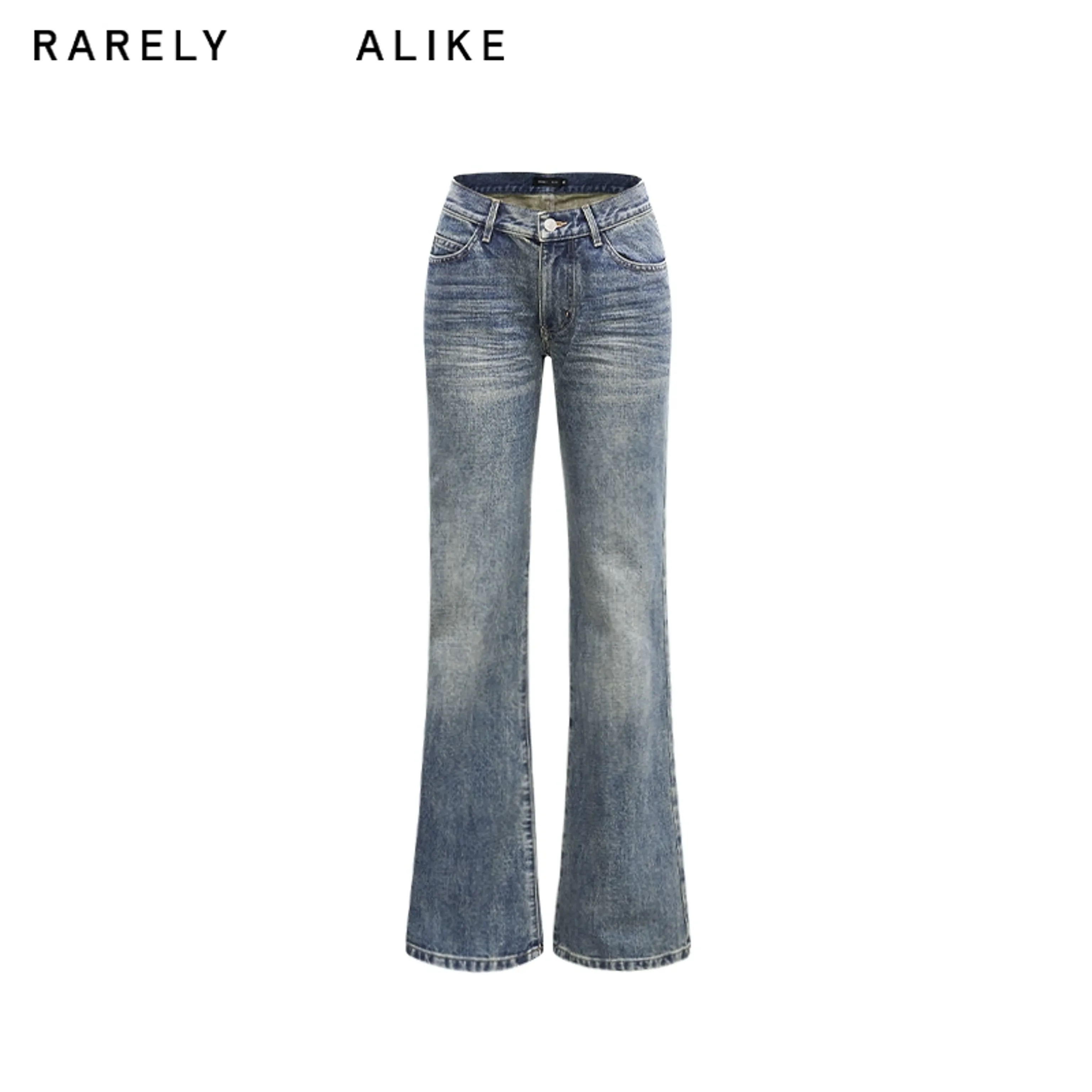 Low-Rise Bootcut Jeans - Image 6